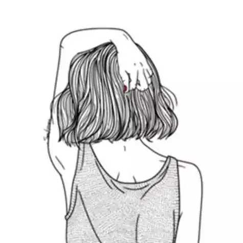 手绘漫画短发女生头像图片大全图片大全_头像图片_扣扣乐园