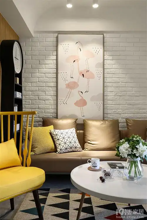 向日葵的温暖独立90后女性的小窝简单随意的北欧风