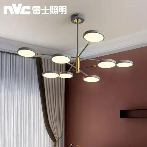 雷士照明北欧创意客厅吊灯网红红灯大气家用客厅吊灯