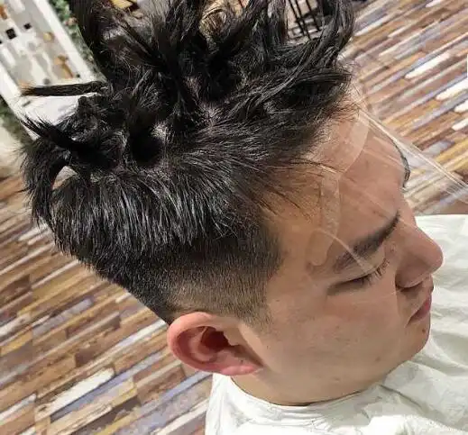 男士钢夹烫效果图 钢夹烫发如何剪好看(2)_男生发型_西子美发网