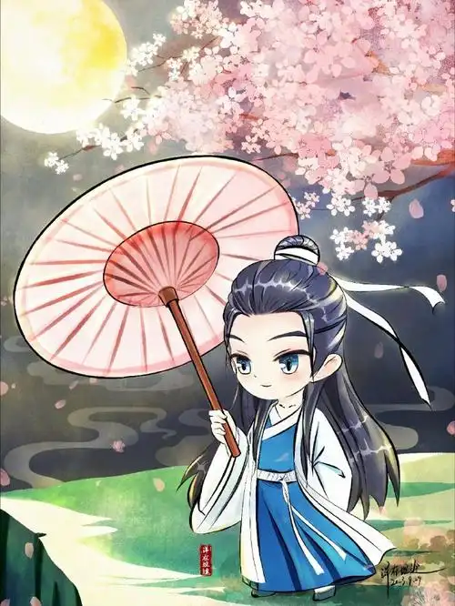 pick你的星画手##超话创作官#「q版变装趴」:@杨洋凡人修仙传韩立q版