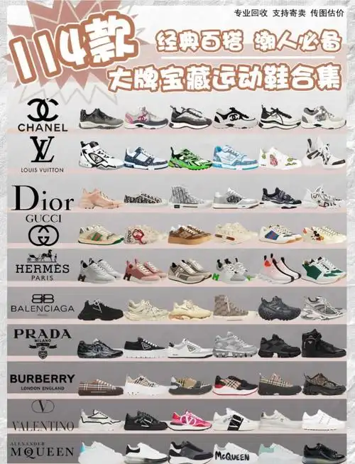 10大奢侈品牌运动鞋合集,秋冬必备!