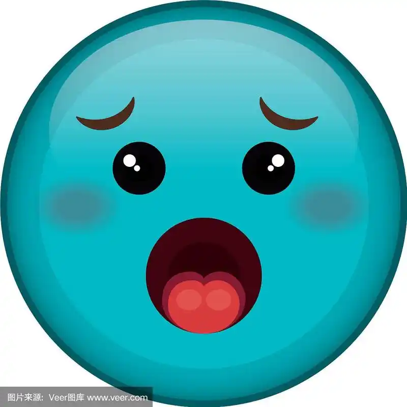 担心的脸表情卡哇伊字符