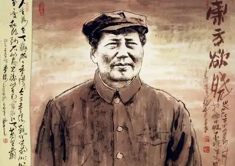 籍忠亮 笔绘"领袖魂"