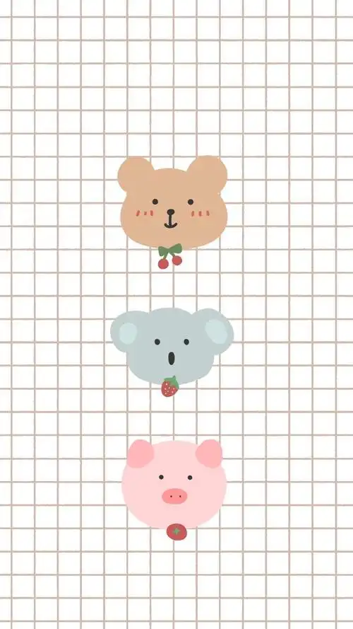 清新可爱壁纸 少女风手绘美图