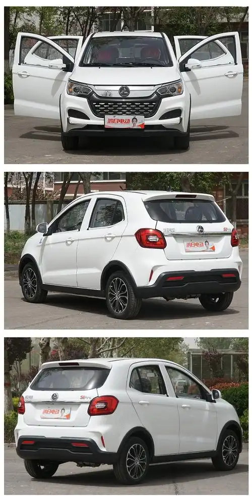 新款鸿日s1pro电动汽车成人油电两用四轮电动代步车家用电瓶轿车 - 爱