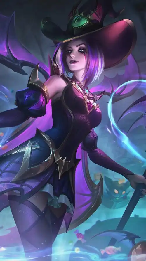 lol英雄联盟 诡术妖姬 乐芙兰 leblanc 魅惑女巫 手机壁纸