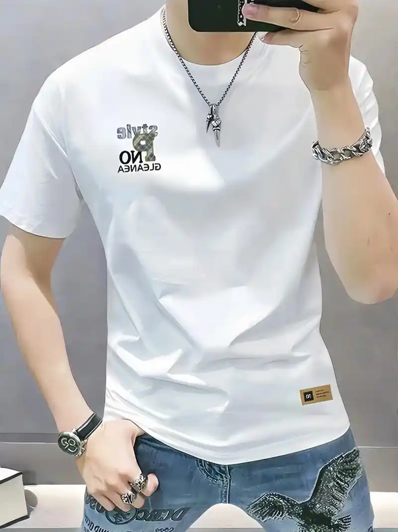 夏季潮流印花男士短袖t恤,太好看啦!今年真的很流行复古风呢!