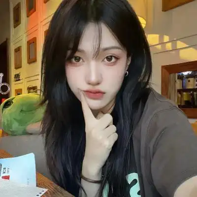 ins风甜酷辣妹女生头像真人图片