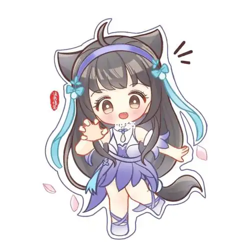 喵～#王者荣耀同人  #q版  #王者荣耀  #约稿  #绘画  #西施  #王者