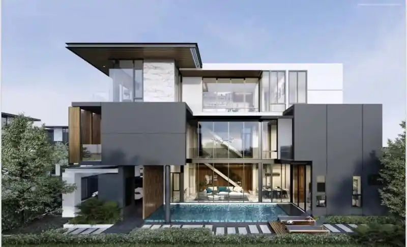 曼谷高端豪宅!现代3层简约风格,有喜欢的人吗?,编号49942