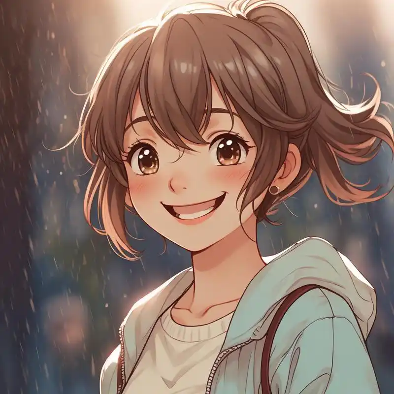 95头像少女,青春活力四溢94