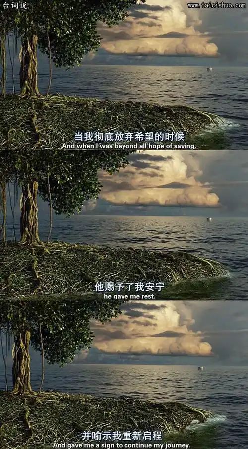 《少年派的奇幻漂流》经典台词截图