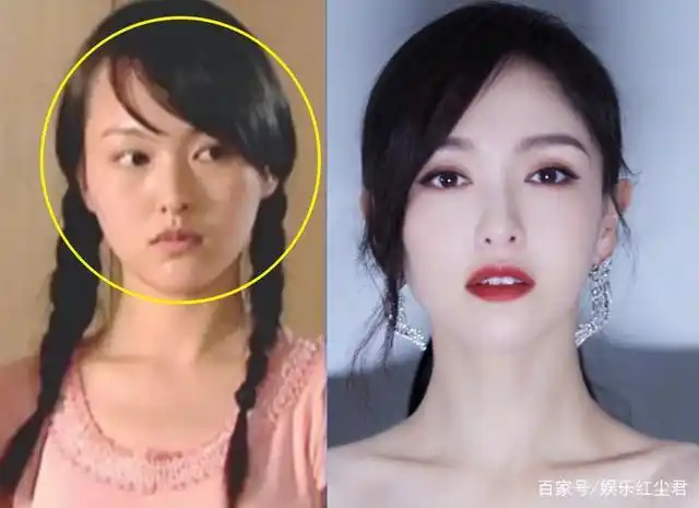 唐嫣十五年前电视剧播出,22岁少女模样太清纯,整容与否一目了然