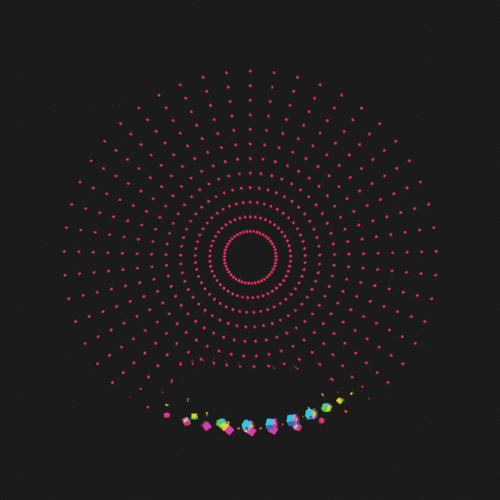 太空曲线粒子一大波引起舒适的催眠gif图