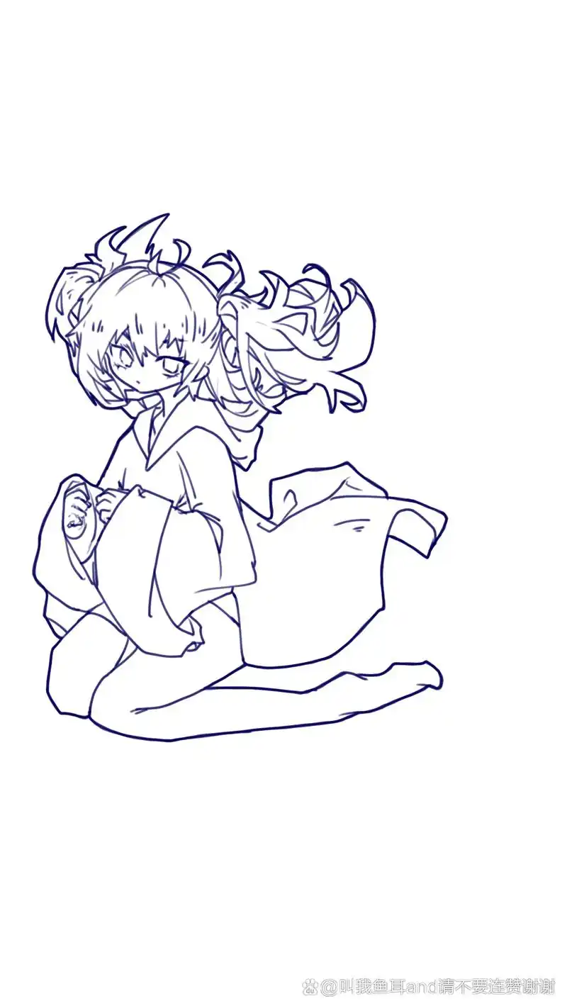 纯线稿战神来也