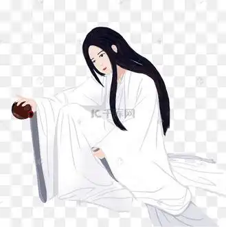 古风人物之喝酒的男人手绘免抠高清图