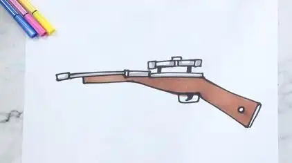 98k简笔画 - 西瓜视频