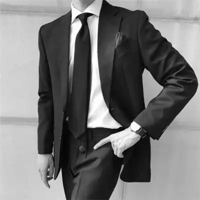 黑白男头像高冷真人 气质高冷男头像黑白真人_男生头像_美头网