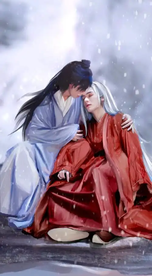 山河令#温客行×周子舒  白发老温×阿絮#壁纸