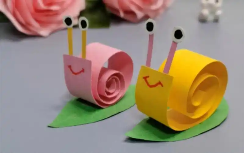 简单又好玩,一起做一个吧#亲子手工 #自制玩具 #小蜗牛手工 #幼儿园