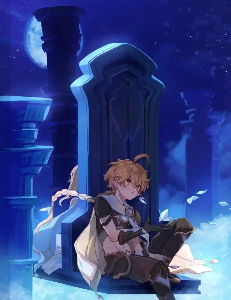 原神# 空与荧,原之空[三哈] twi:@_schnee_00