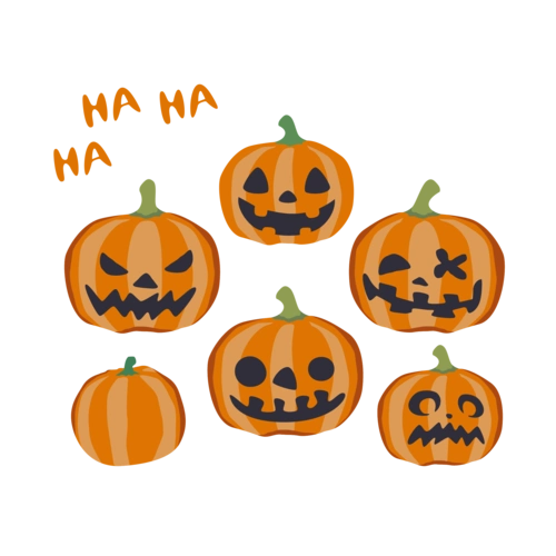 万圣节南瓜组合装饰元素免扣png元素