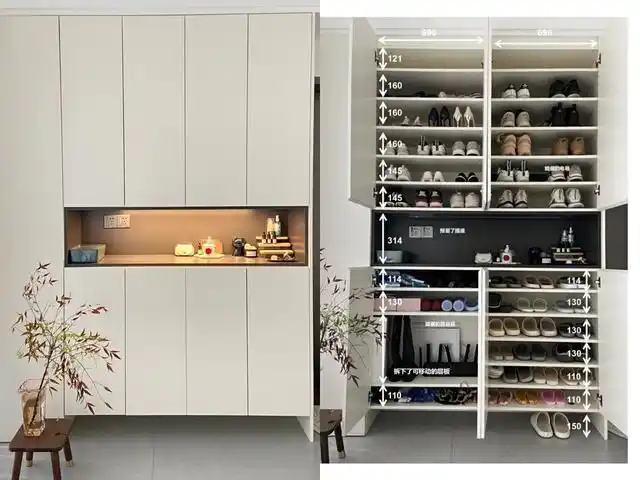 30种鞋柜格局尺寸图,收藏备用,装修不再难倒你_网易订阅