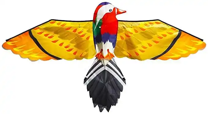 zhuoyue 木鸭 大号 3d 鸟风筝 适合儿童成人,单线轻松飞行海滩公园