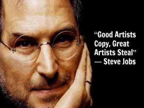 文/网易科技 秉翰"good artists copy; great artists steal- and