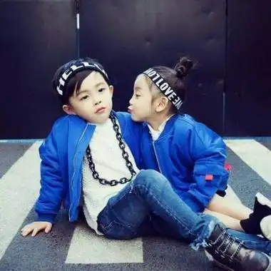 萌娃情侣头像韩版一对高清超可爱的韩国萌娃情侣头像图片