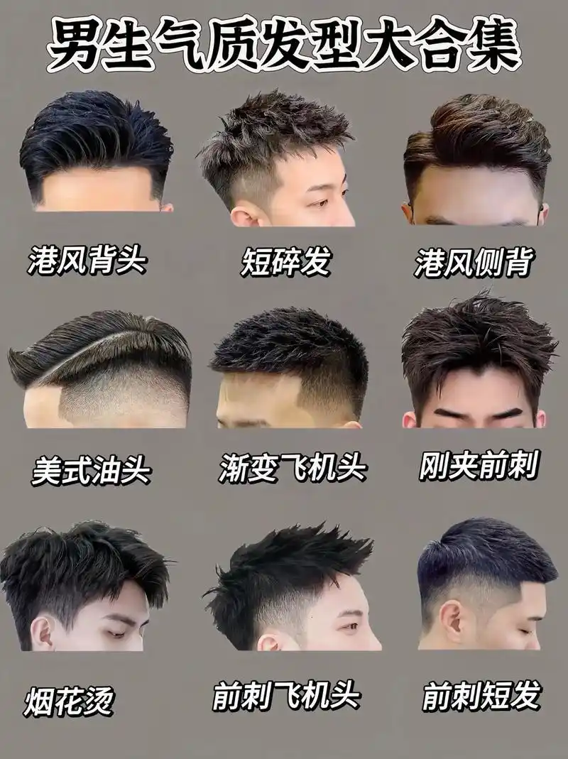 2024超好看的男生发型来了哦～ 总有一款适合你, - 抖音