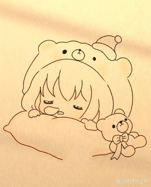 可爱q版人物简笔画6‖(附教程)