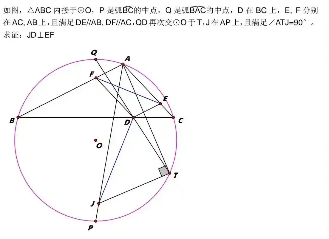 再做这道题,供题者是快手的一个网友(转化命题  角平分线性质 - 抖音