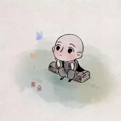 小和尚 头像 卡通