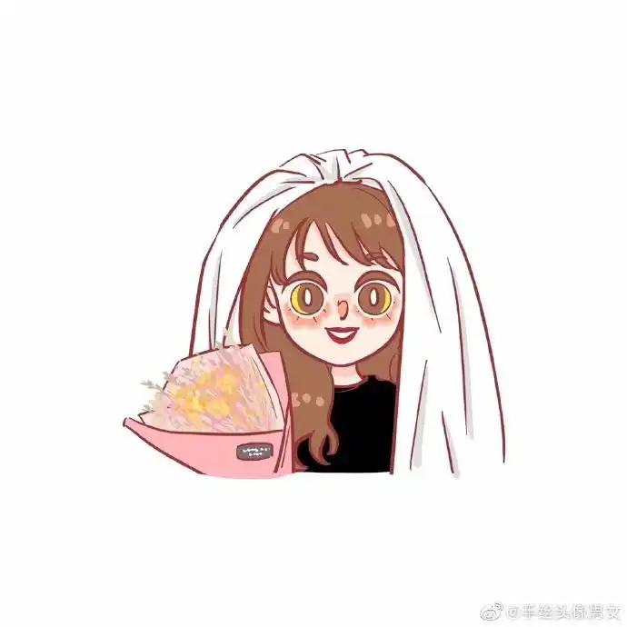 设计美学#手绘头像情侣头像#如果你想改变一切,从改变自身开始吧!