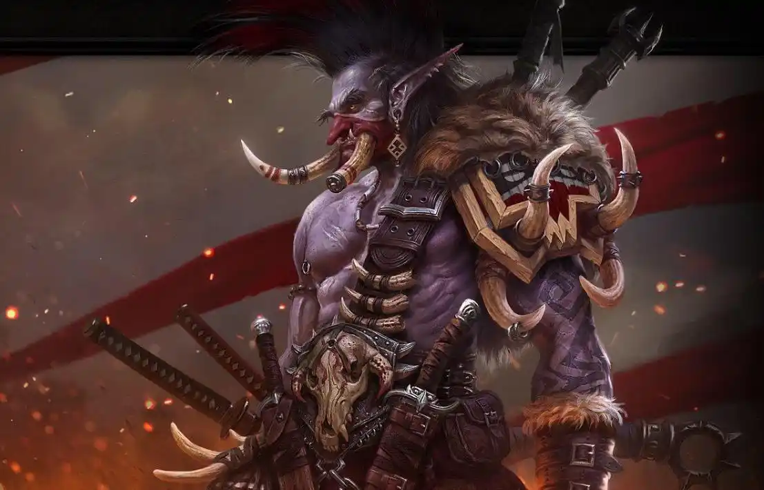 英雄联盟,英雄无敌,战锤等作为《魔兽世界》永远的"受害者",巨魔无论