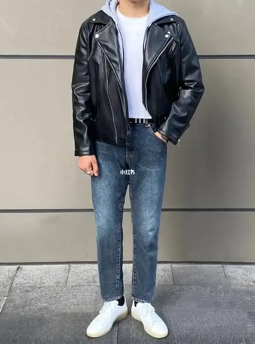 ootd皮夹克的季节到了