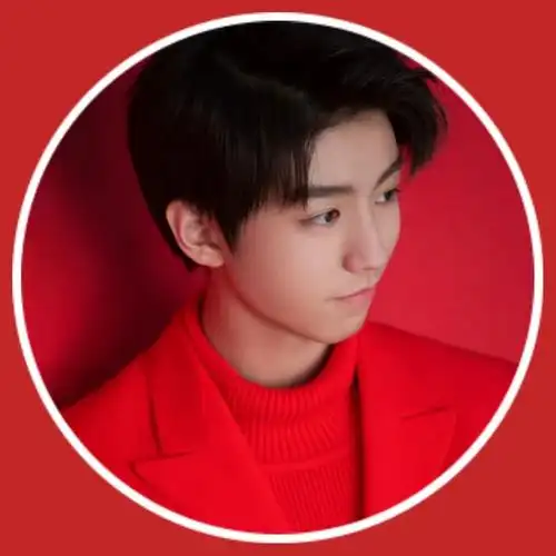 王俊凯红色头像