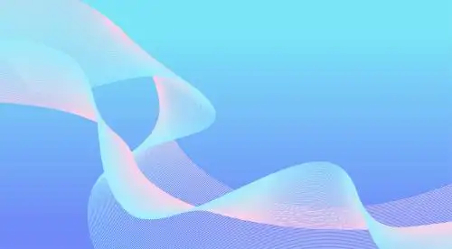 蓝色粉色渐变时尚科技矢量背景海报