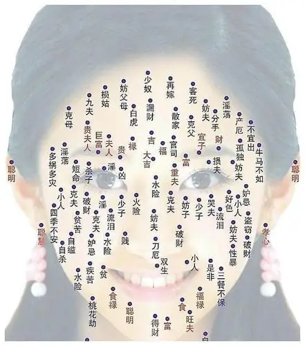 仙人洞主晨曦馆 手相面相学 我们的脸上都会有痣的存在,痣在我们面部