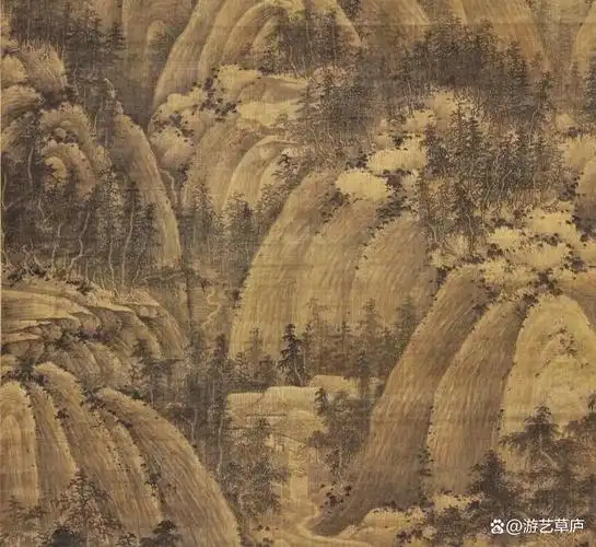 巨然山水画赏析|"江南董源僧巨然,淡墨轻岚为一体"