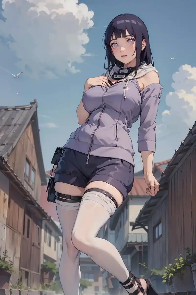 naruto-日向雏田.#ai绘画 #ai美女 #二次元 # - 抖音