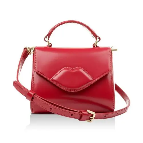 lulu guinness 露露·吉尼斯 女士手提单肩包 红色