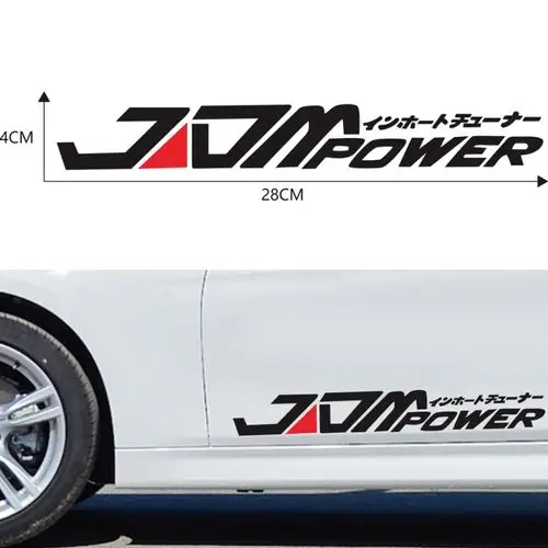 jdm car sticker reflective waterproof window bumper decal vinyl