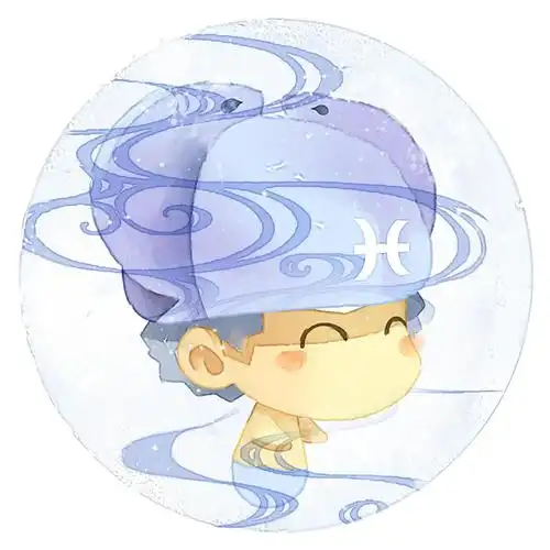 梁阿渣双鱼座星座情侣头像