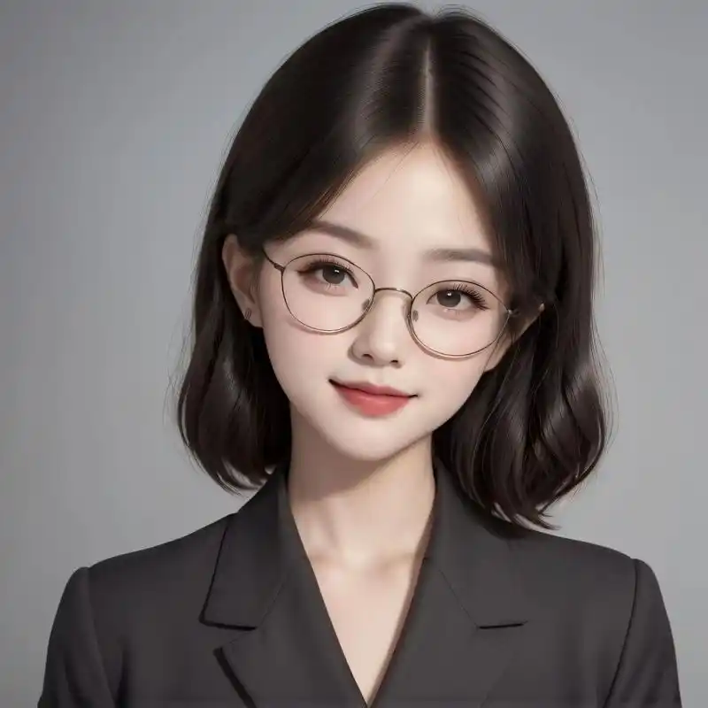 女生头像99996992正装系列(短发长发戴眼镜) 原图9315取