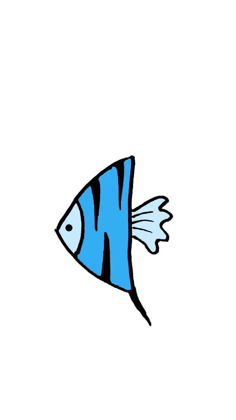 小鱼的简单画法,有知道这是什么鱼吗?#简笔画 #育儿简笔画  - 抖音