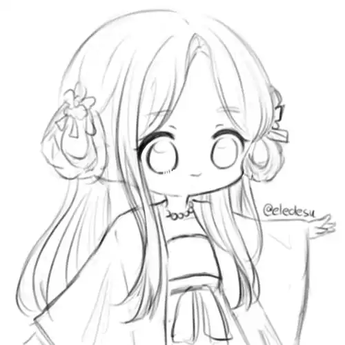 甜美古风q版头像约稿客单展示