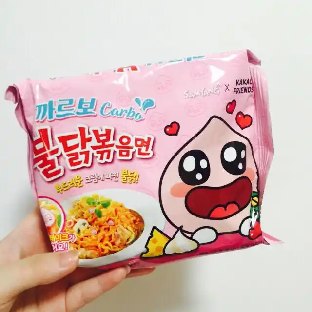 韩国奶油味火鸡面 kakaofriends 屁桃 合作款